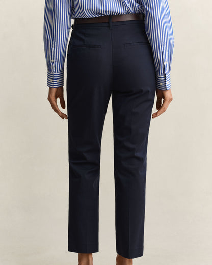 Slim Fit Slacks - Evening Blue