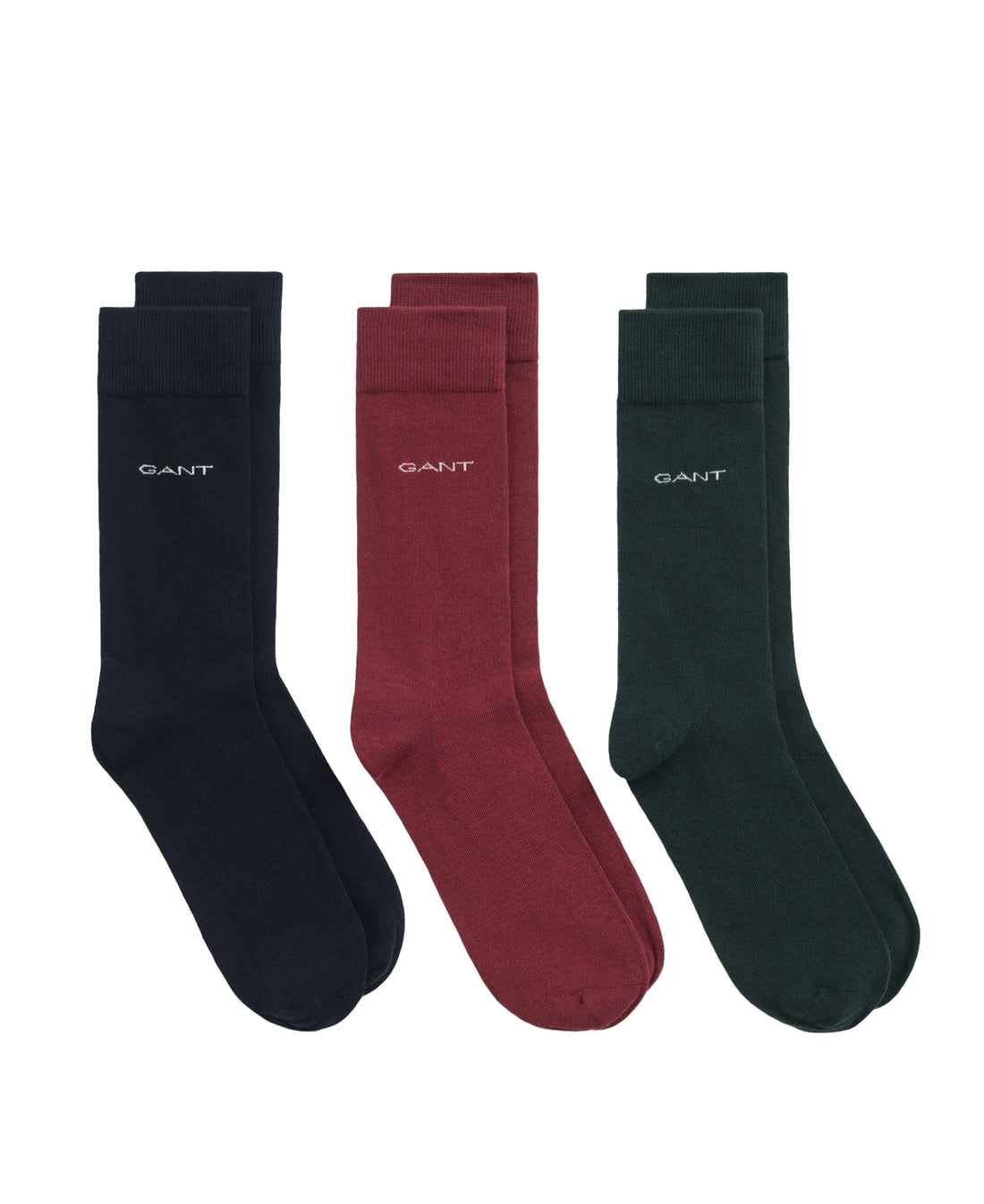 Soft Cotton Socks 3-Pack - Tartan Green