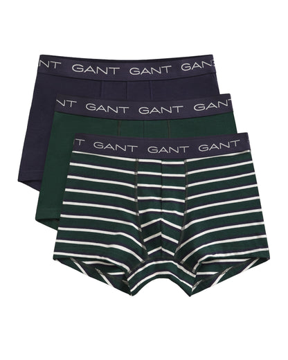 Striped Trunk 3-Pack - Tartan Green