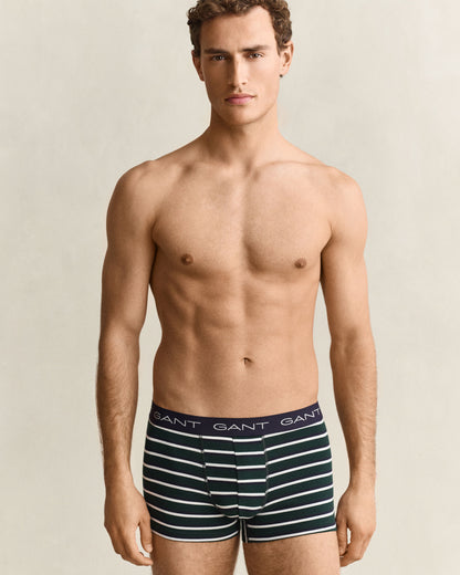 Striped Trunk 3-Pack - Tartan Green
