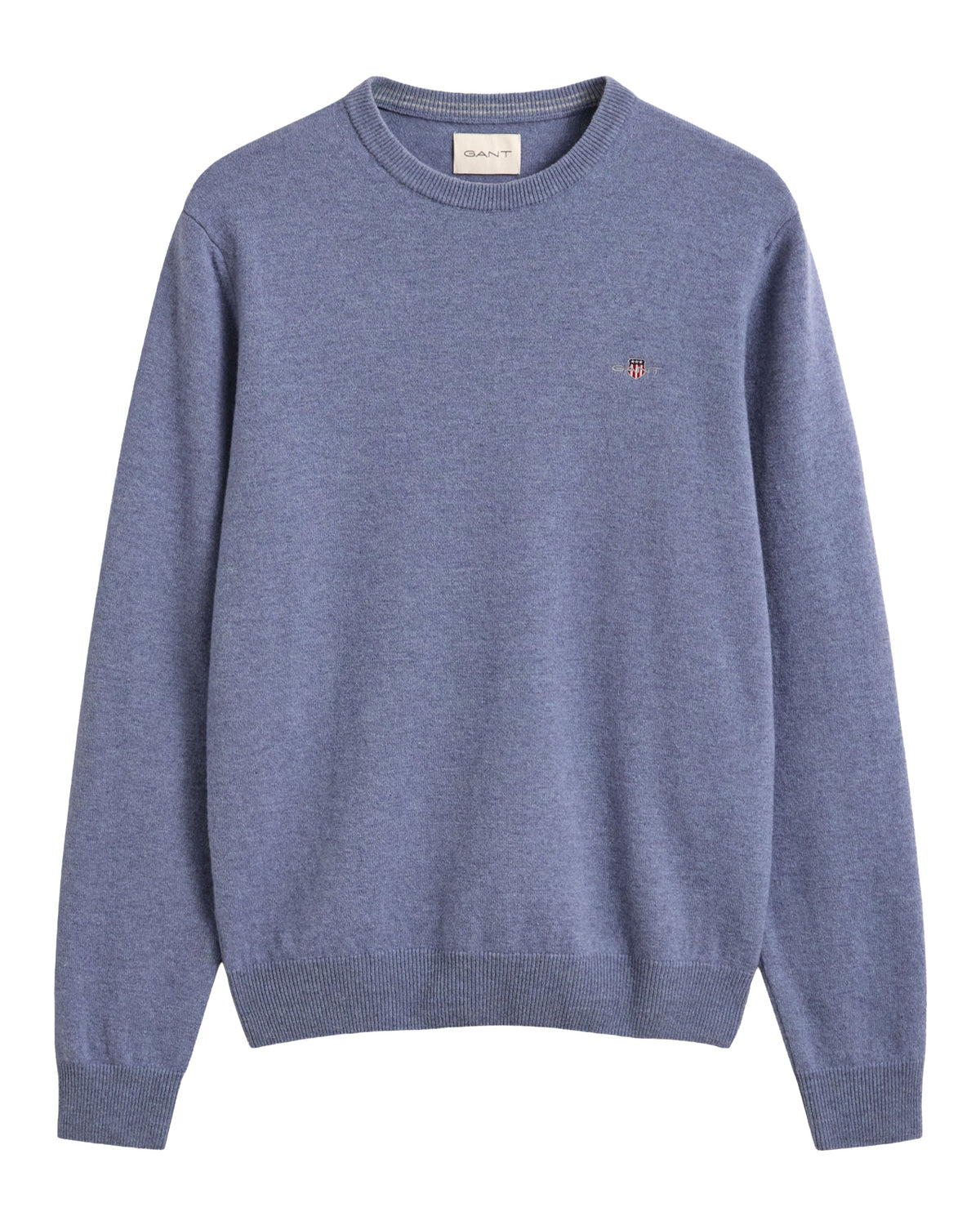 Superfine Lambswool Crew Neck - Blue Horizon