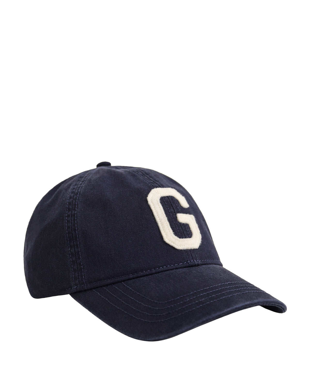 Wool Applique Cap - Evening Blue