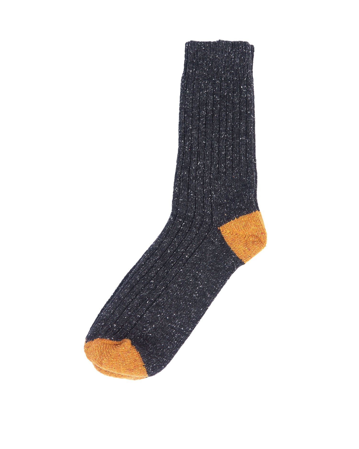 Houghton Socks - Charcoal/Ochre