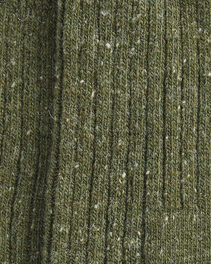 Houghton Socks - Olive/Burnt Orange