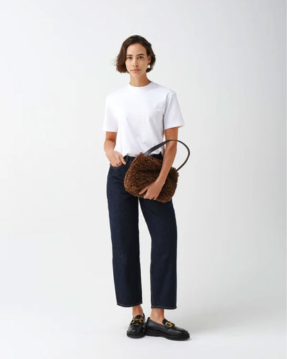 Arc Bag - Chestnut Faux Sheepskin