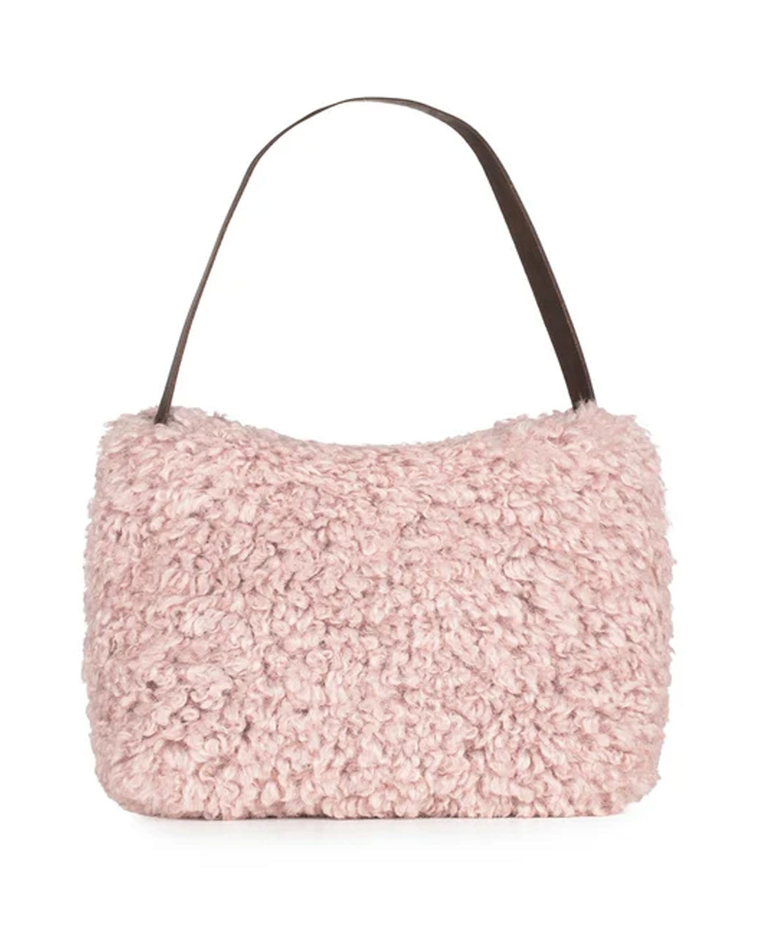 Arc Bag - Rose Faux Sheepskin