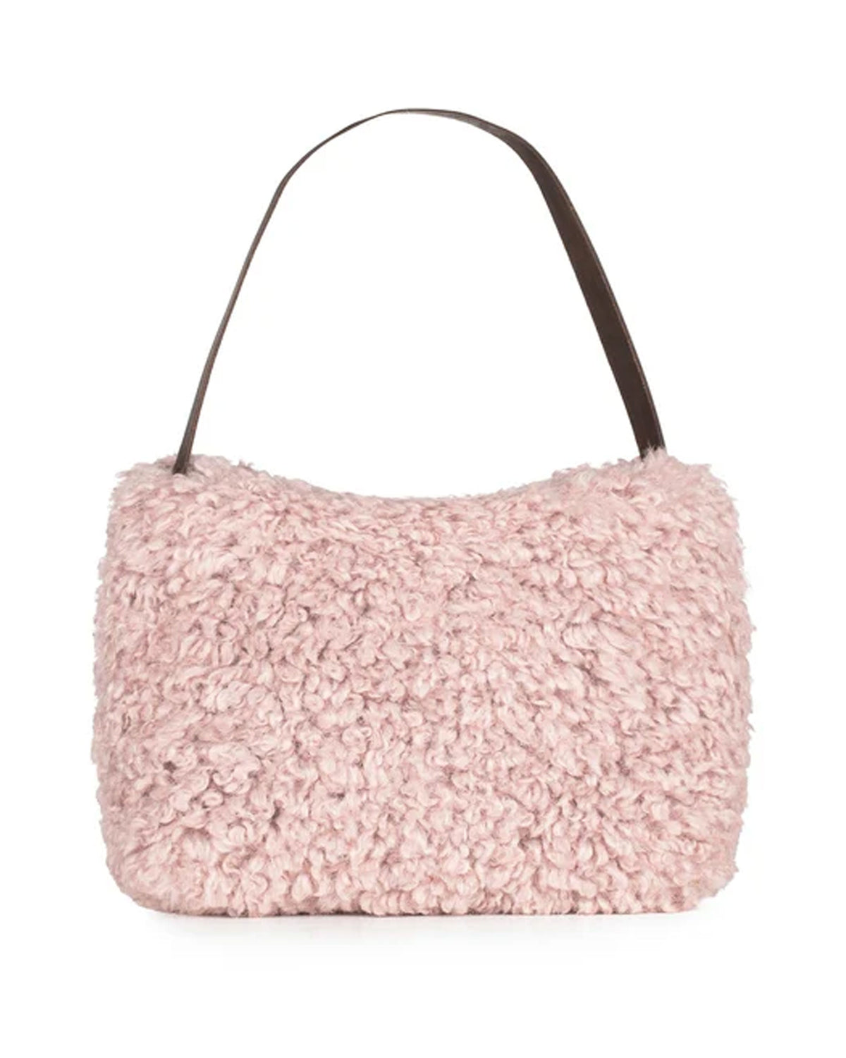 Arc Bag - Rose Faux Sheepskin