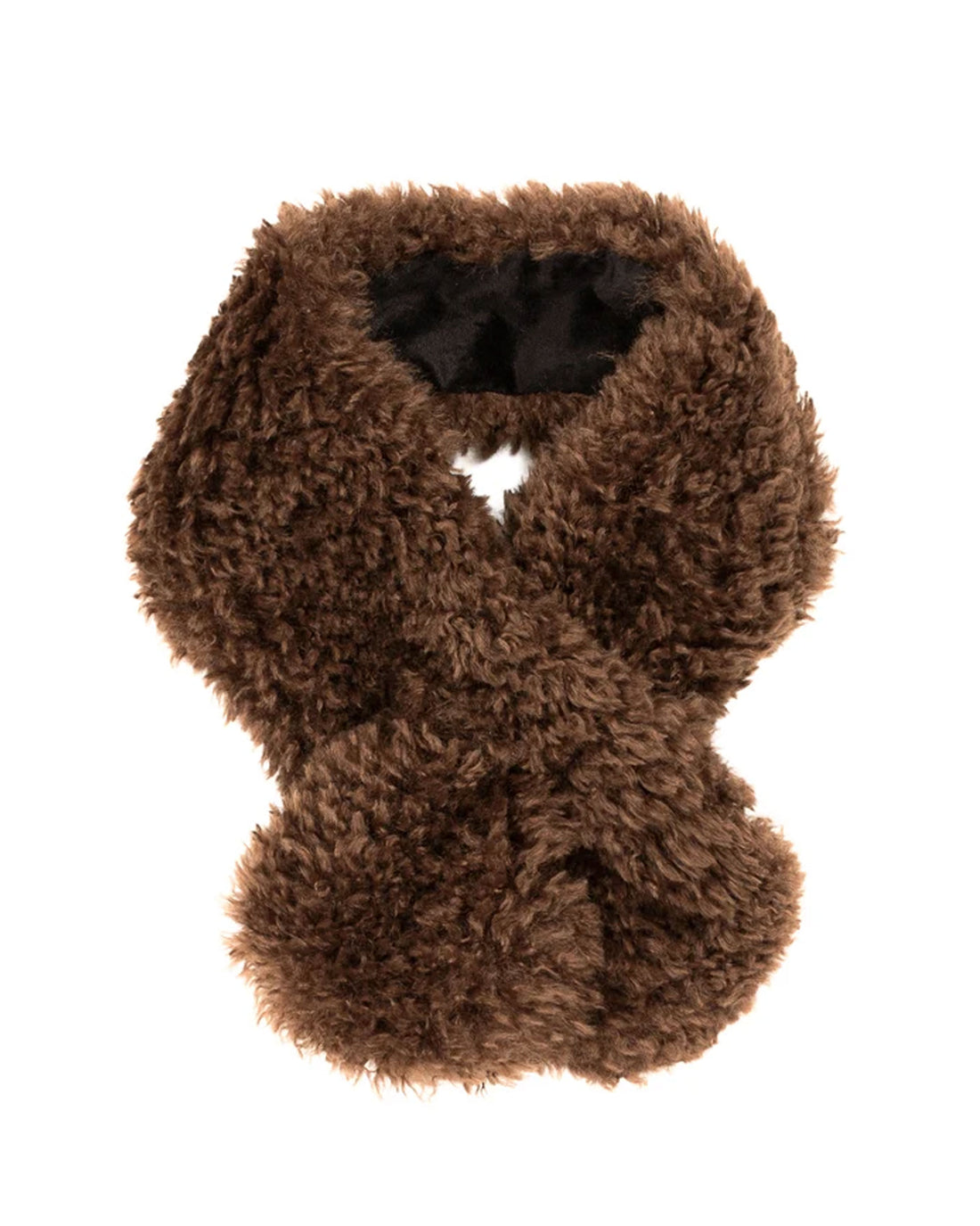 Tiptop Scarf - Chestnut Faux Sheepskin