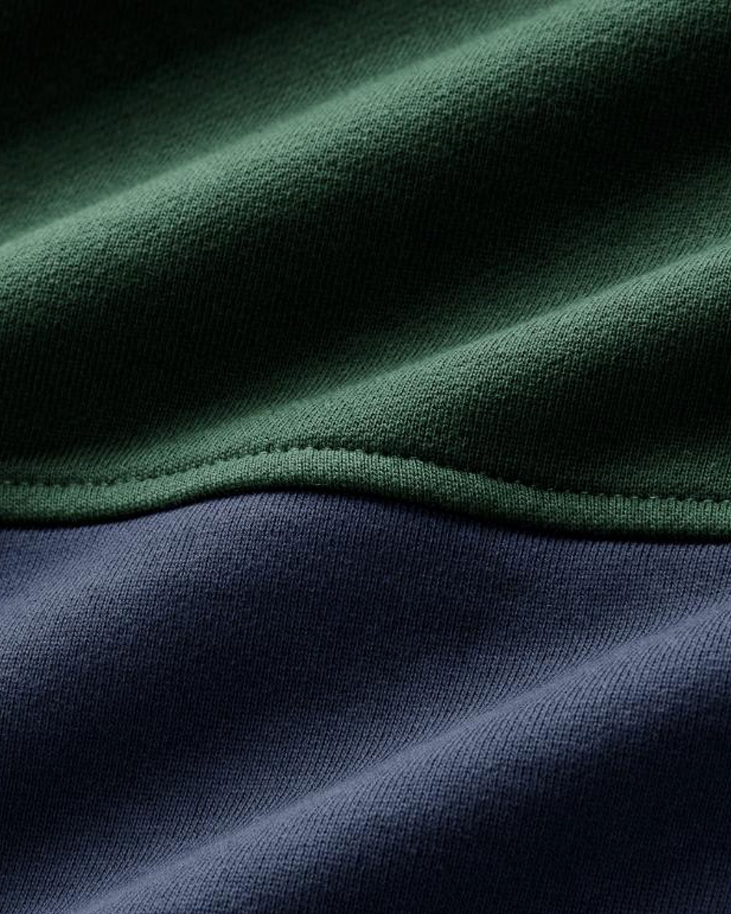 Heritage Panel 1/4 Zip - Worker Blue