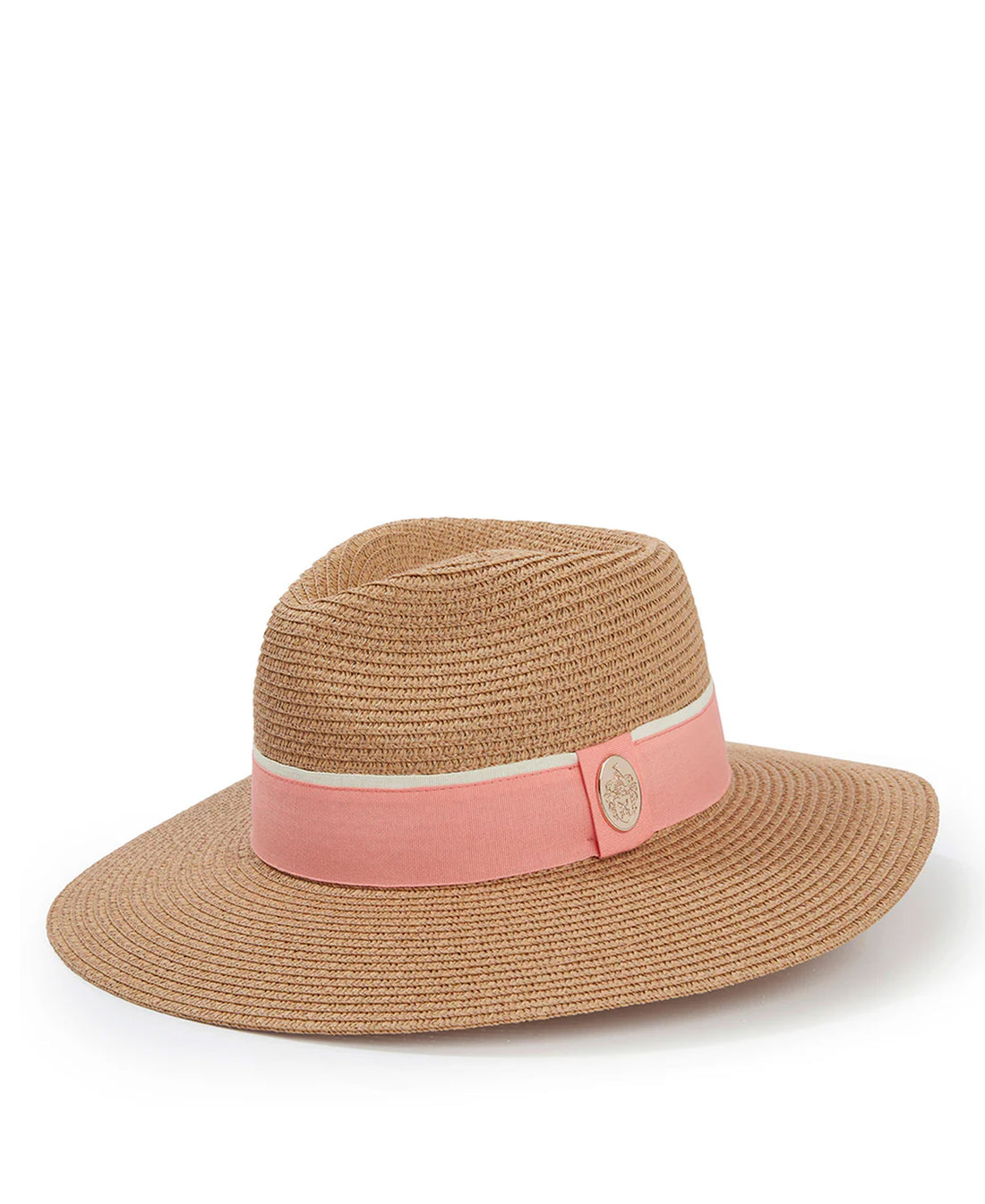 Hemley Fedora - Natural/Coral