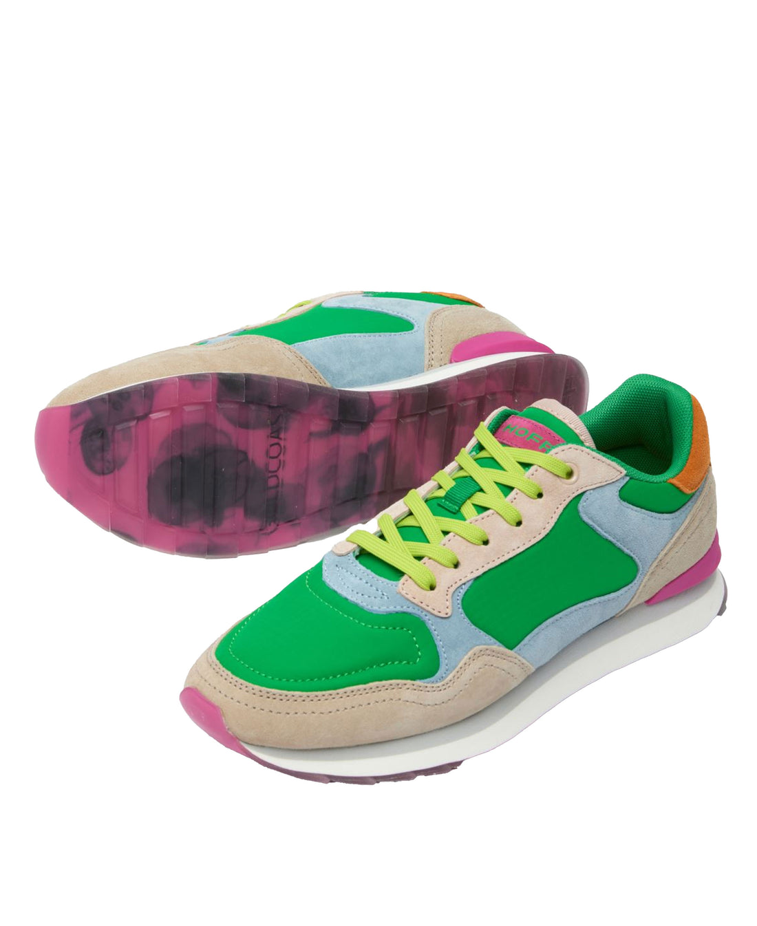 Gold Coast Trainers - Green/Pink/Orange