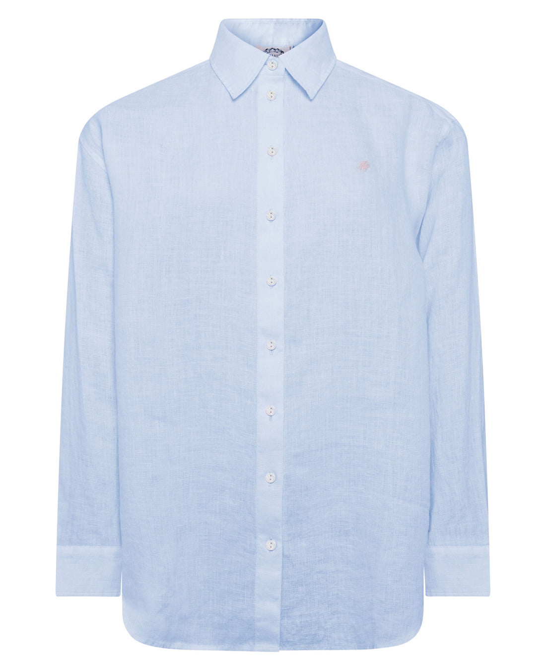 Amalfi Linen Shirt - Light Blue Linen