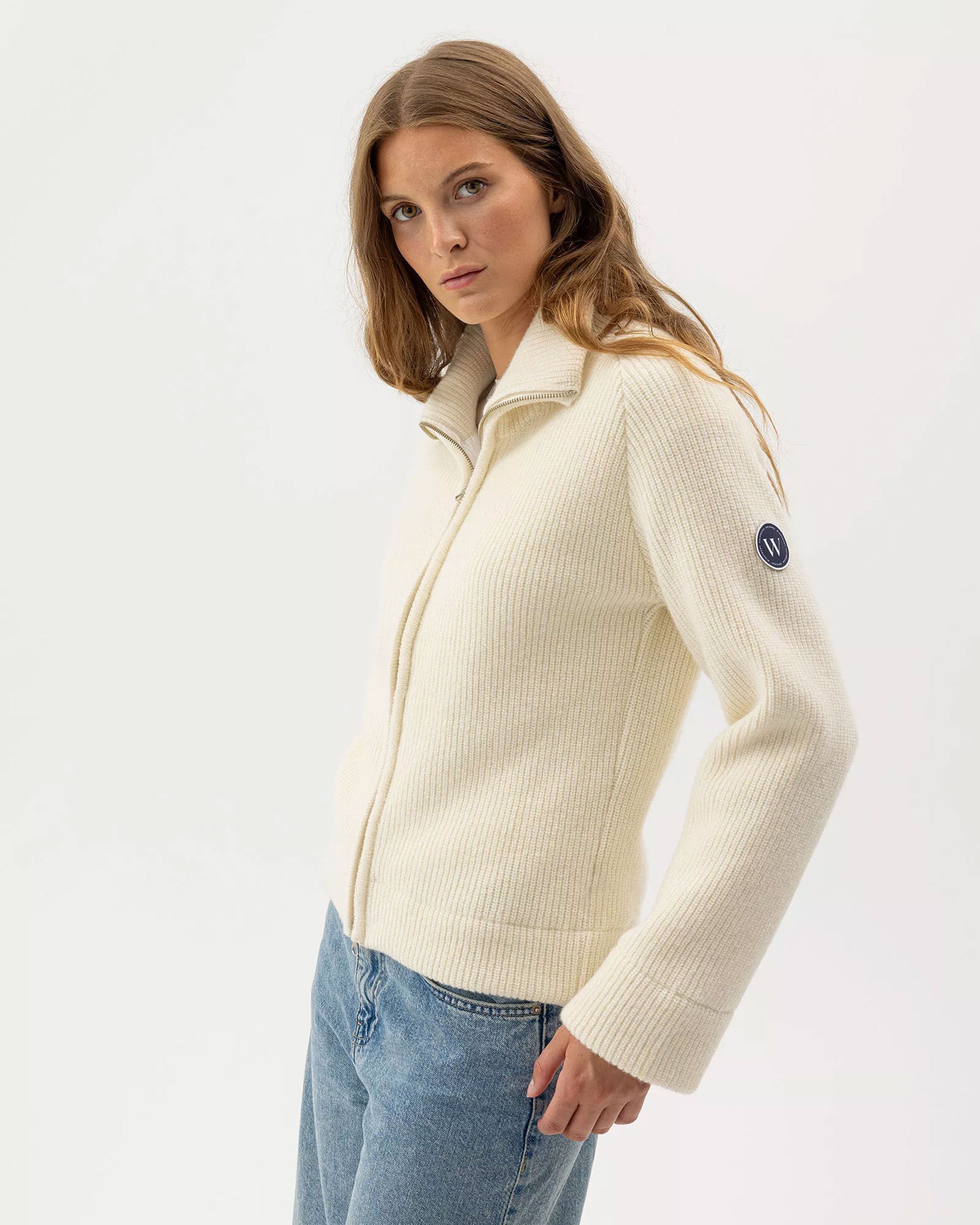 Essie Full Zip Windproof - Whisper White