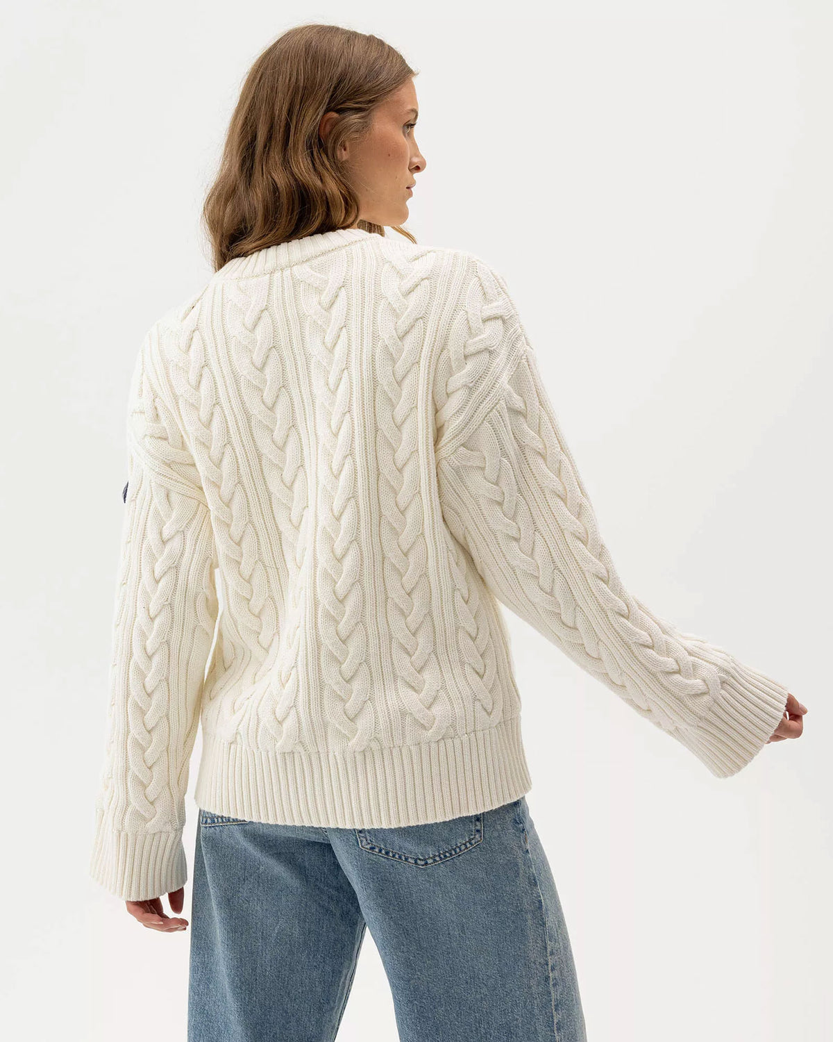 Juno Windproof Jumper - Off White