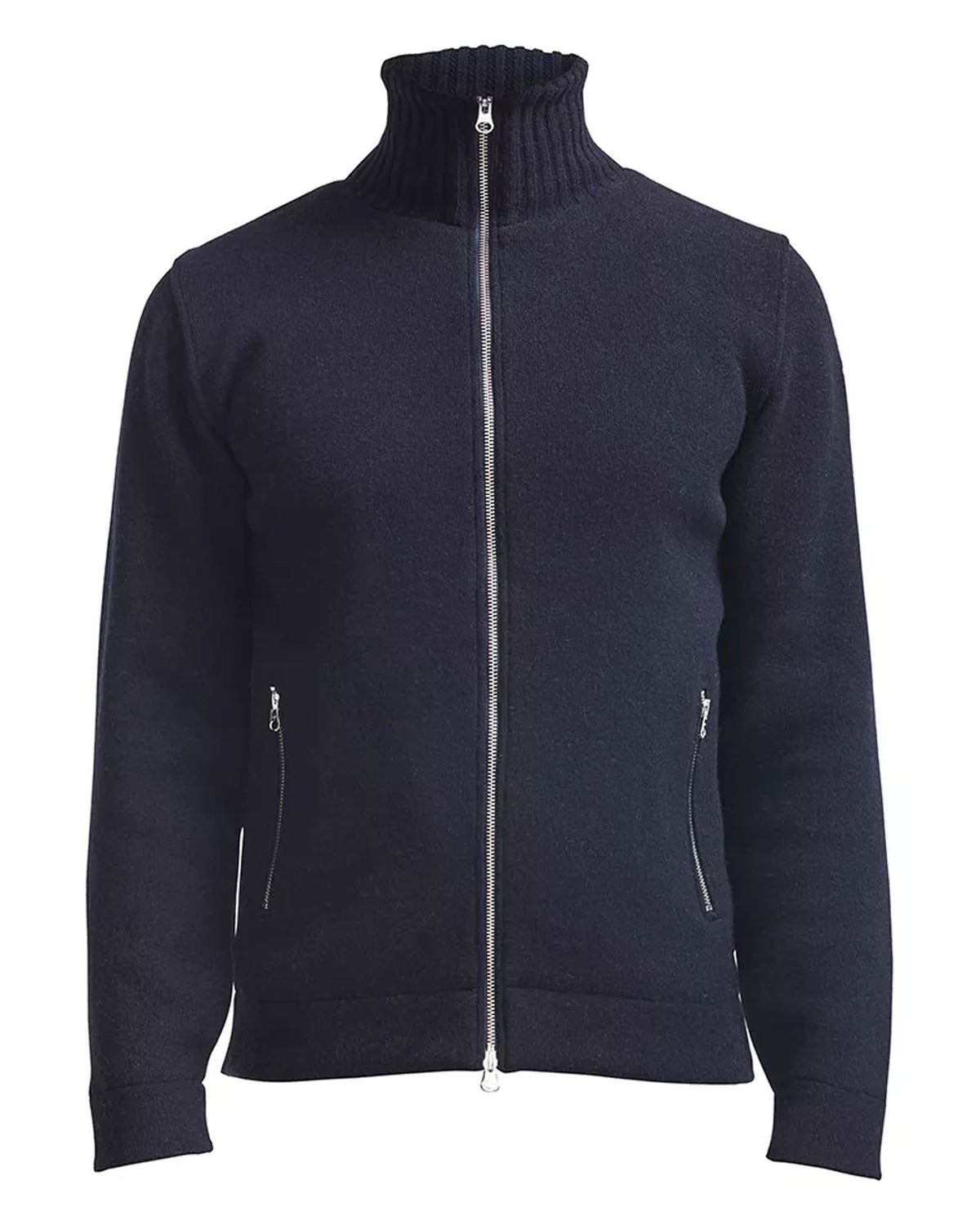 Mans Full Zip Windproof Jacket - Navy