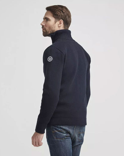 Mans Full Zip Windproof Jacket - Navy