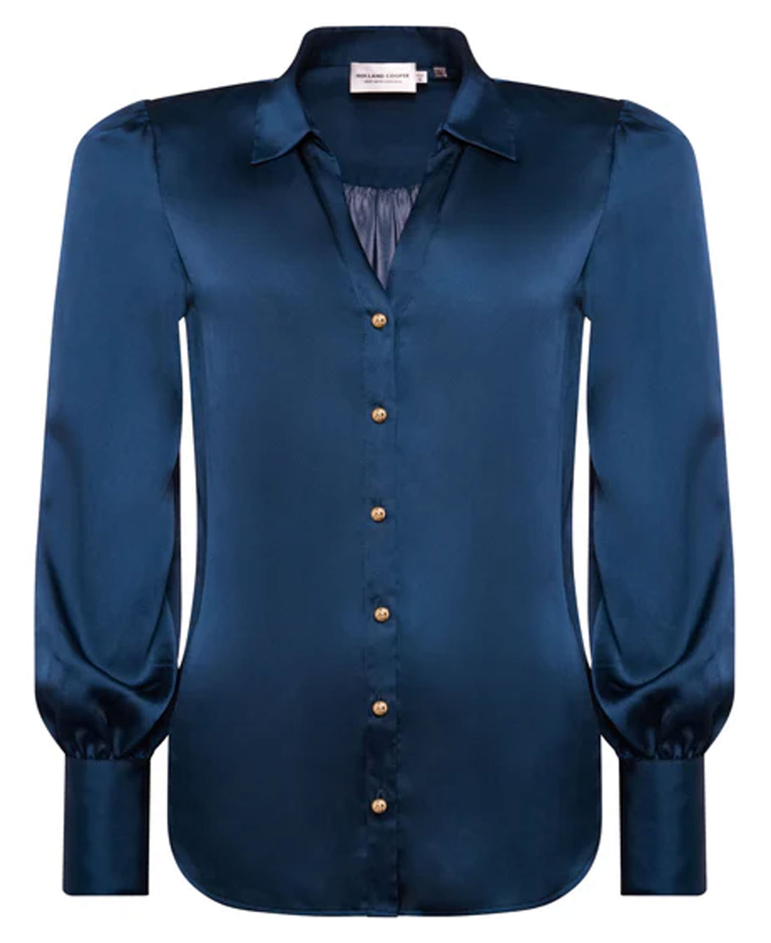 Annie V-Neck Shirt - Petrol