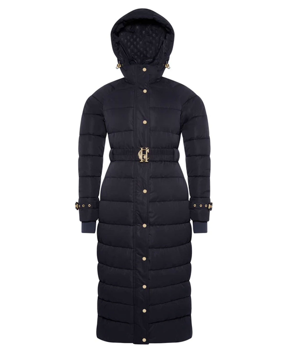 Arosa Luxe Longline Coat - Ink Navy
