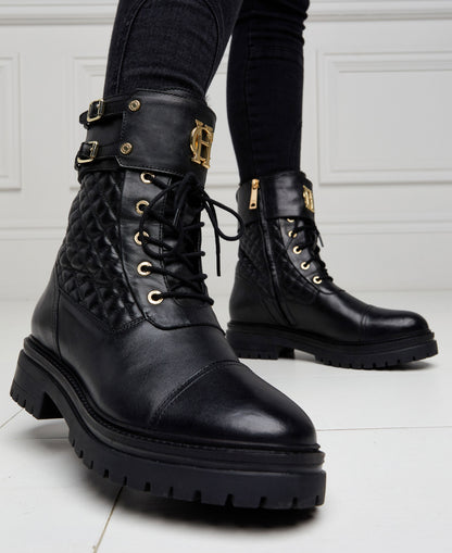 Camden Biker Boots - Black