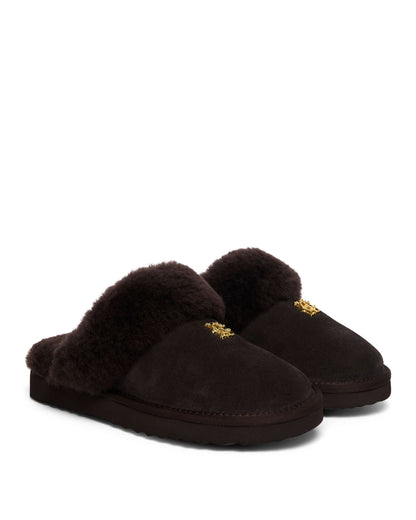 Classic Shearling Slipper - Chocolate