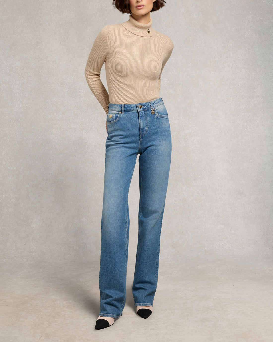 Classic Straight Jean (Petite Length) - Classic Denim