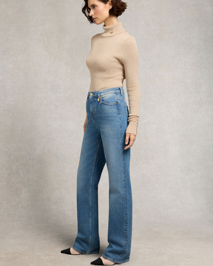 Classic Straight Jean (Petite Length) - Classic Denim