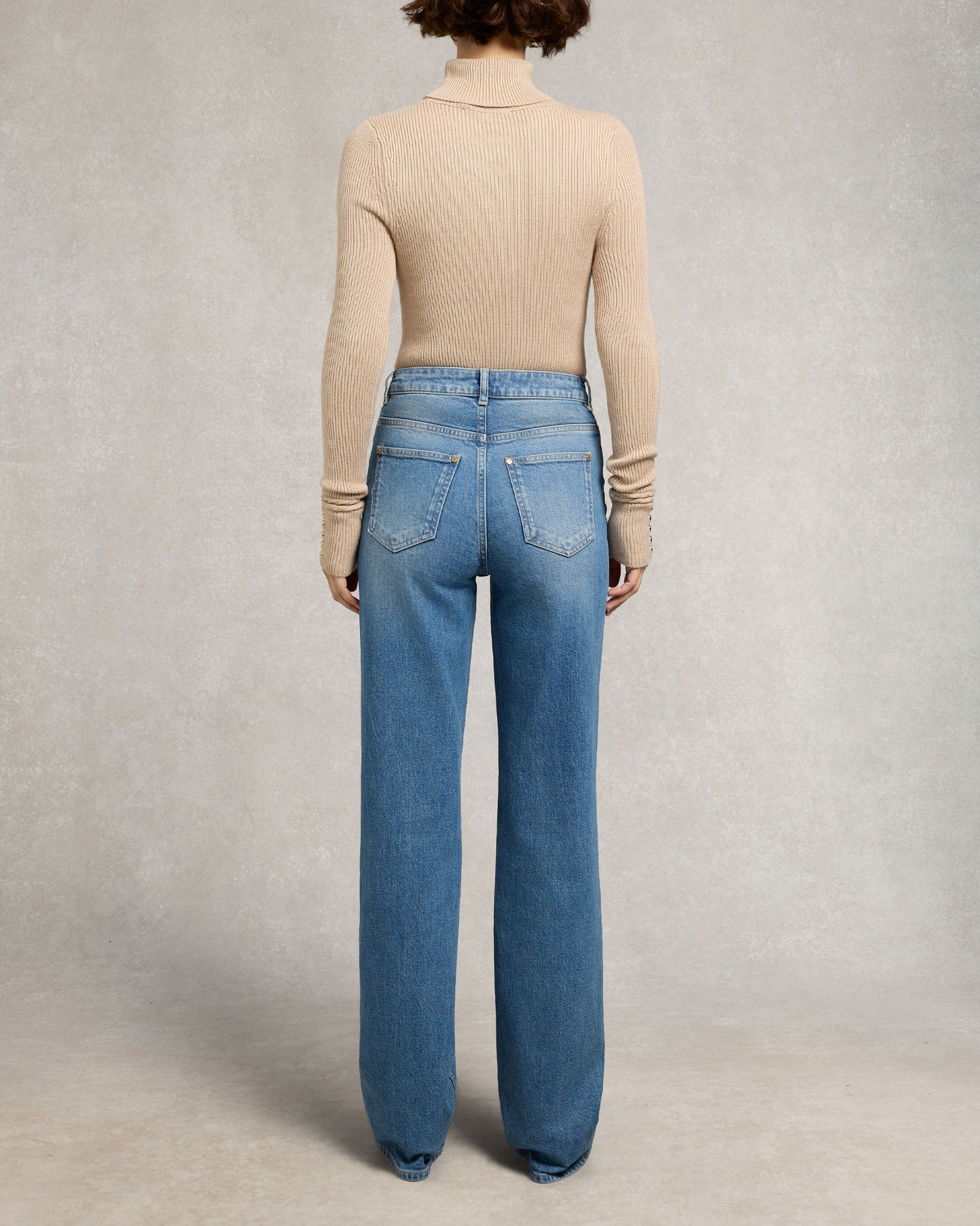 Classic Straight Jean (Petite Length) - Classic Denim