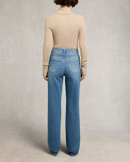 Classic Straight Jean (Petite Length) - Classic Denim