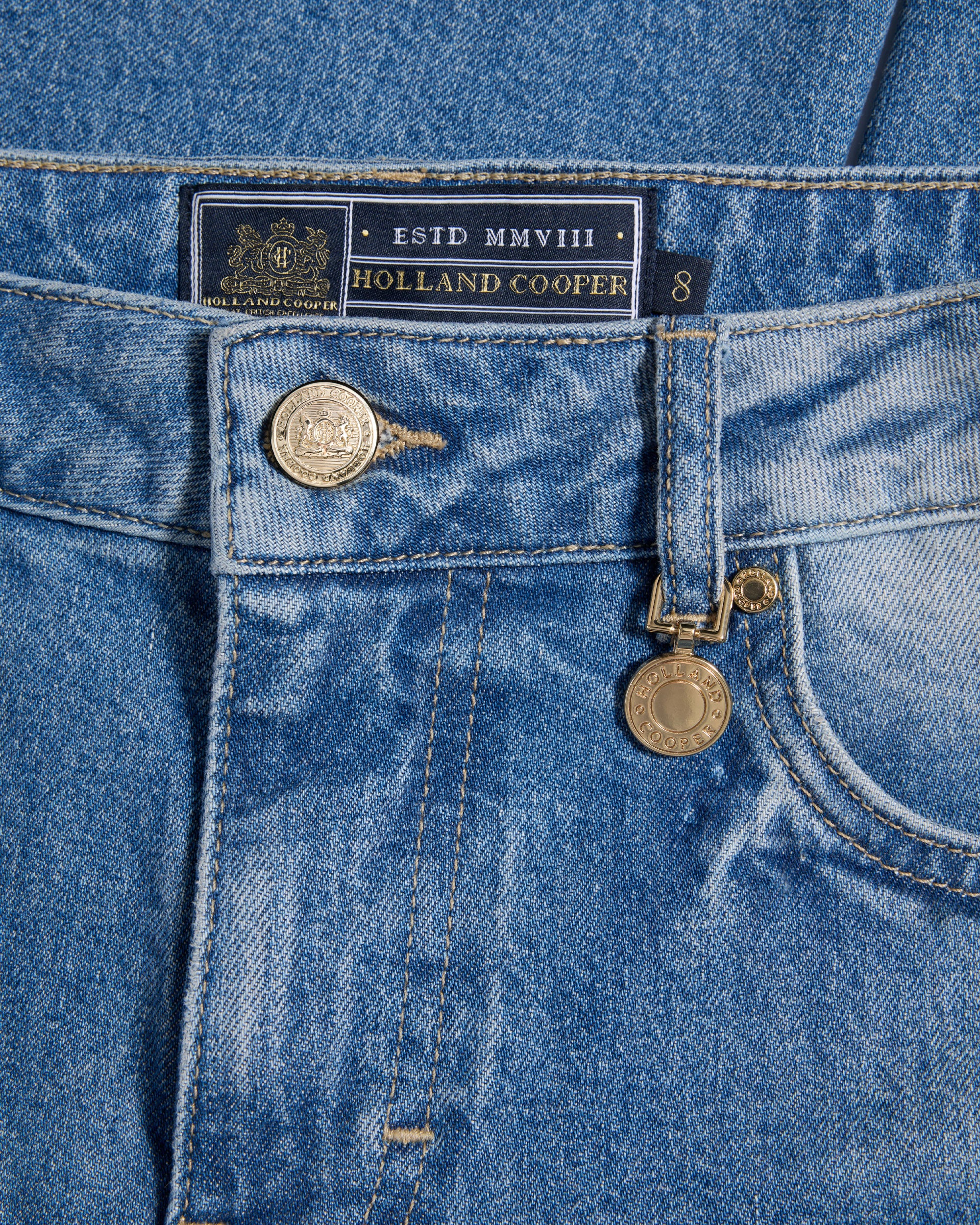Classic Straight Jean (Petite Length) - Classic Denim