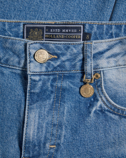 Classic Straight Jean (Petite Length) - Classic Denim