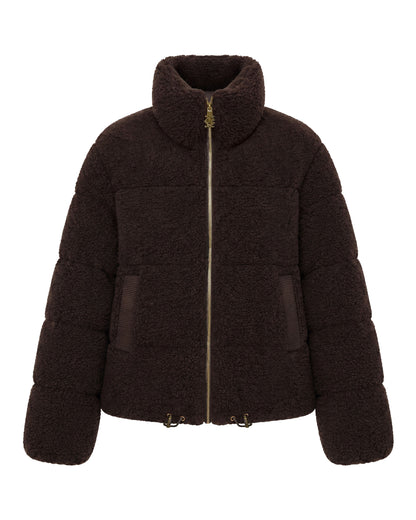 Classic Teddy Padded Jacket - Chocolate Borg