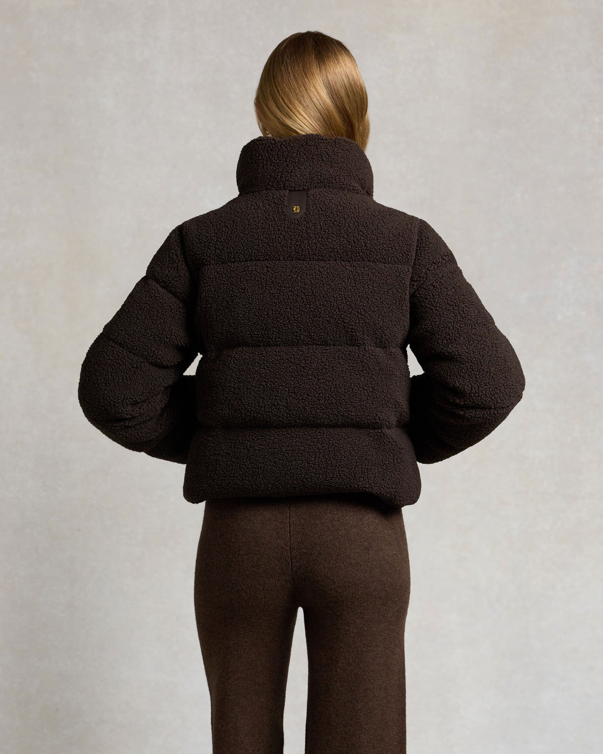 Classic Teddy Padded Jacket - Chocolate Borg