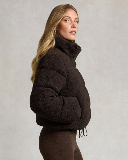 Classic Teddy Padded Jacket - Chocolate Borg