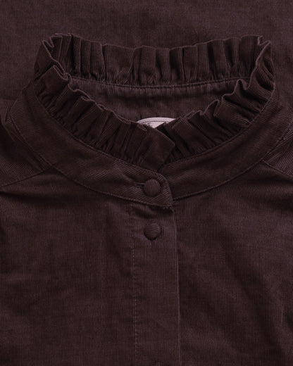 Country Cord Blouse - Chocolate