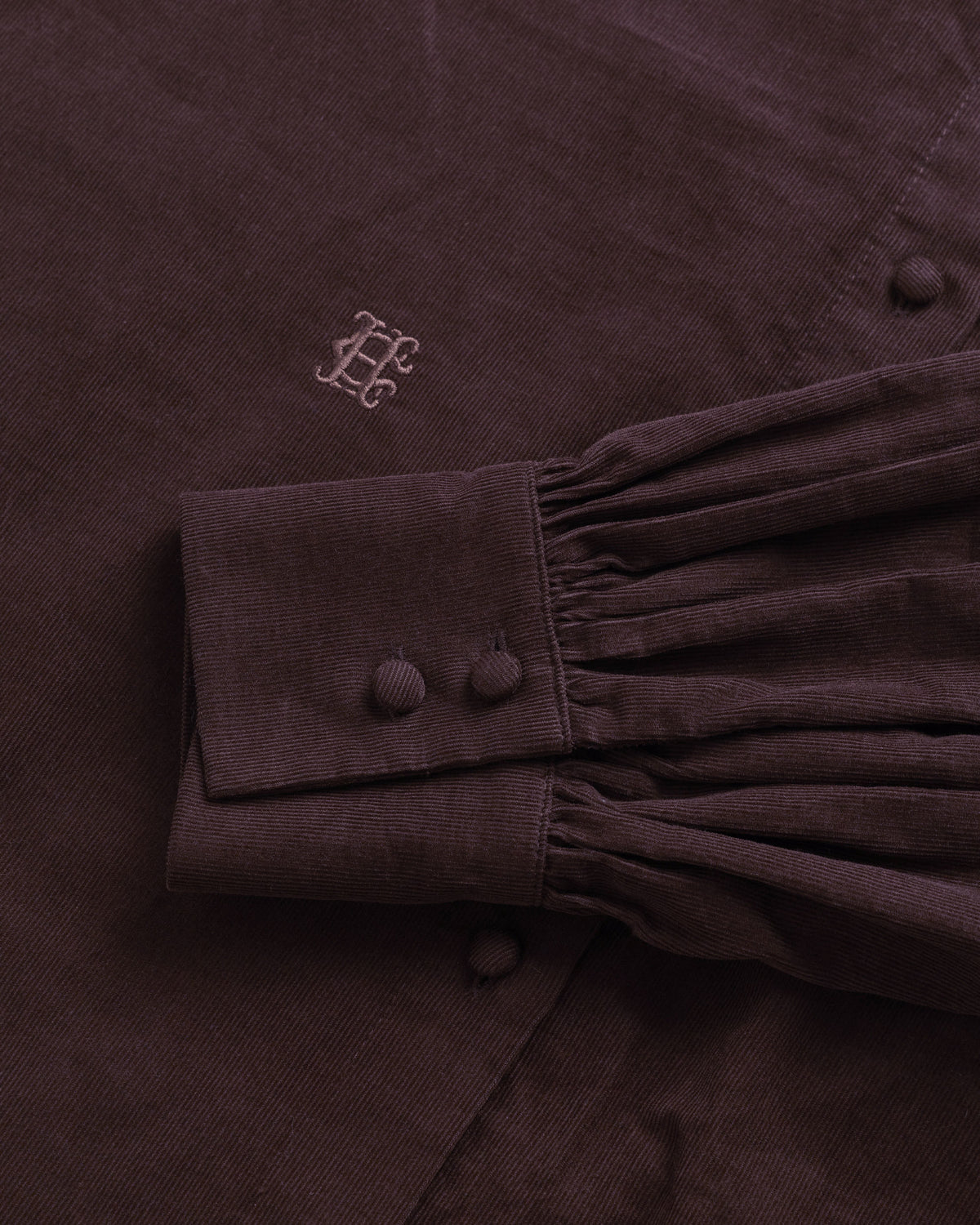 Country Cord Blouse - Chocolate