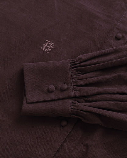 Country Cord Blouse - Chocolate