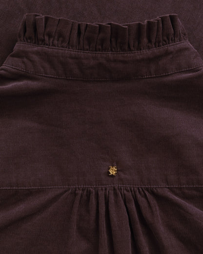 Country Cord Blouse - Chocolate