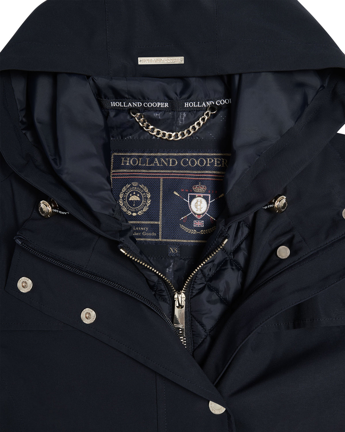 Folgate Rain Coat - Ink Navy