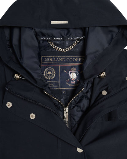 Folgate Rain Coat - Ink Navy