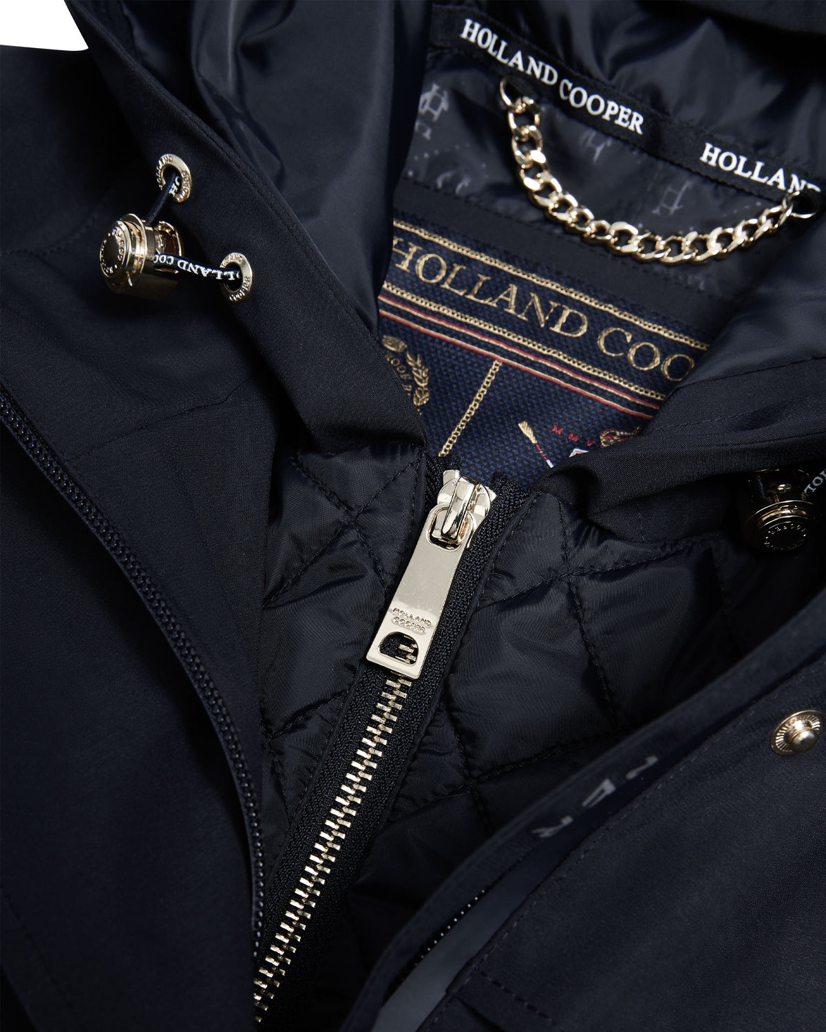 Folgate Rain Coat - Ink Navy