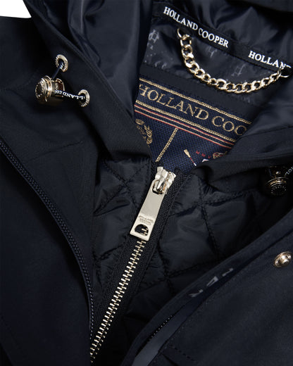 Folgate Rain Coat - Ink Navy