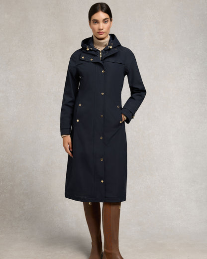 Folgate Rain Coat - Ink Navy