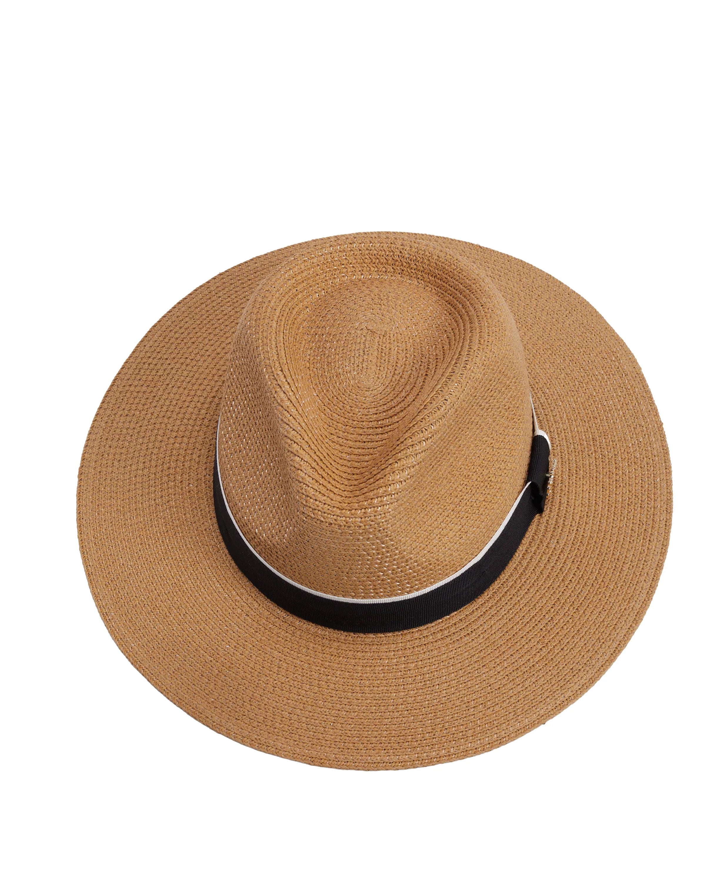 Francesca Hat - Camel/Black