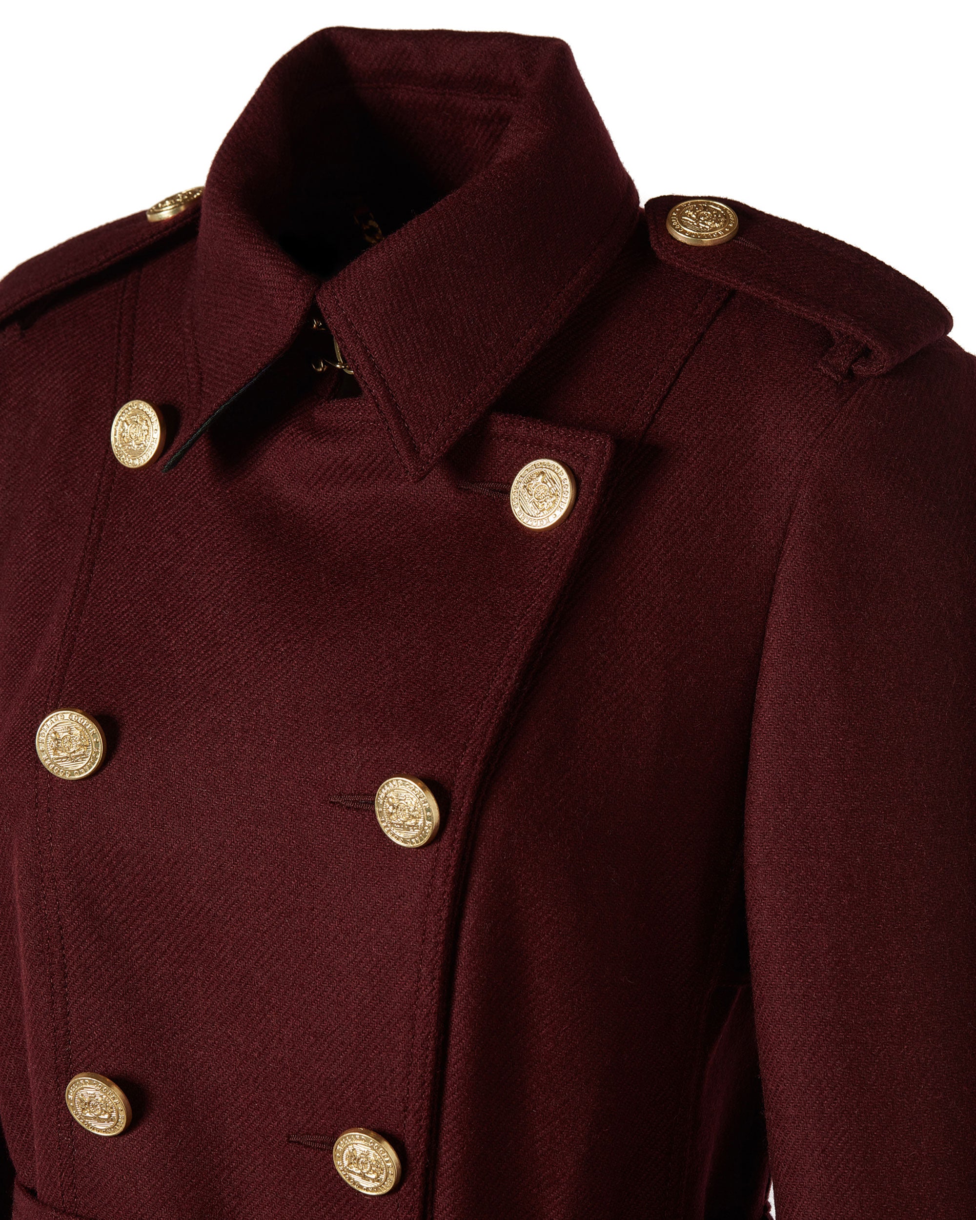 Full Length Marlborough Trench Coat - Mulberry