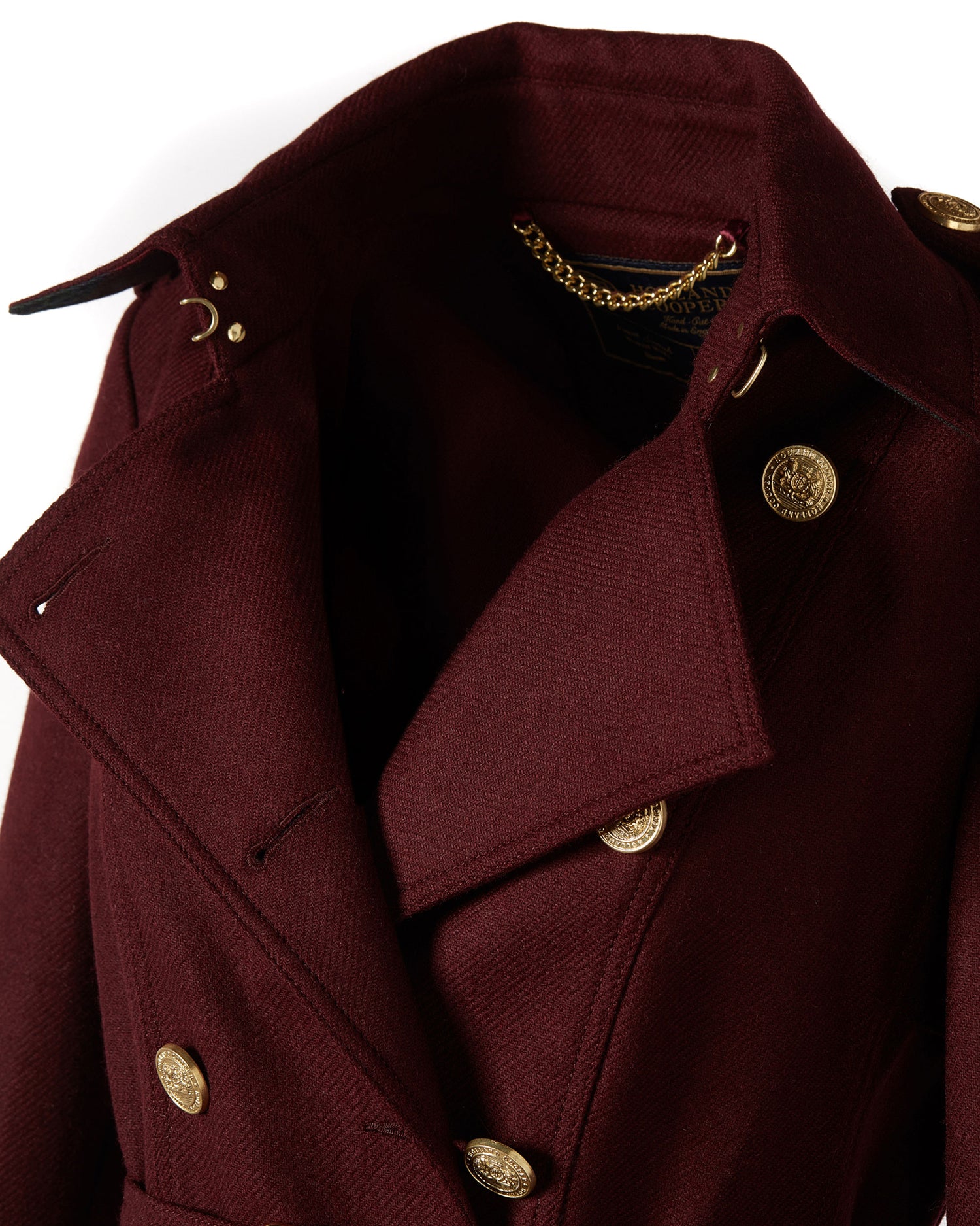Full Length Marlborough Trench Coat - Mulberry