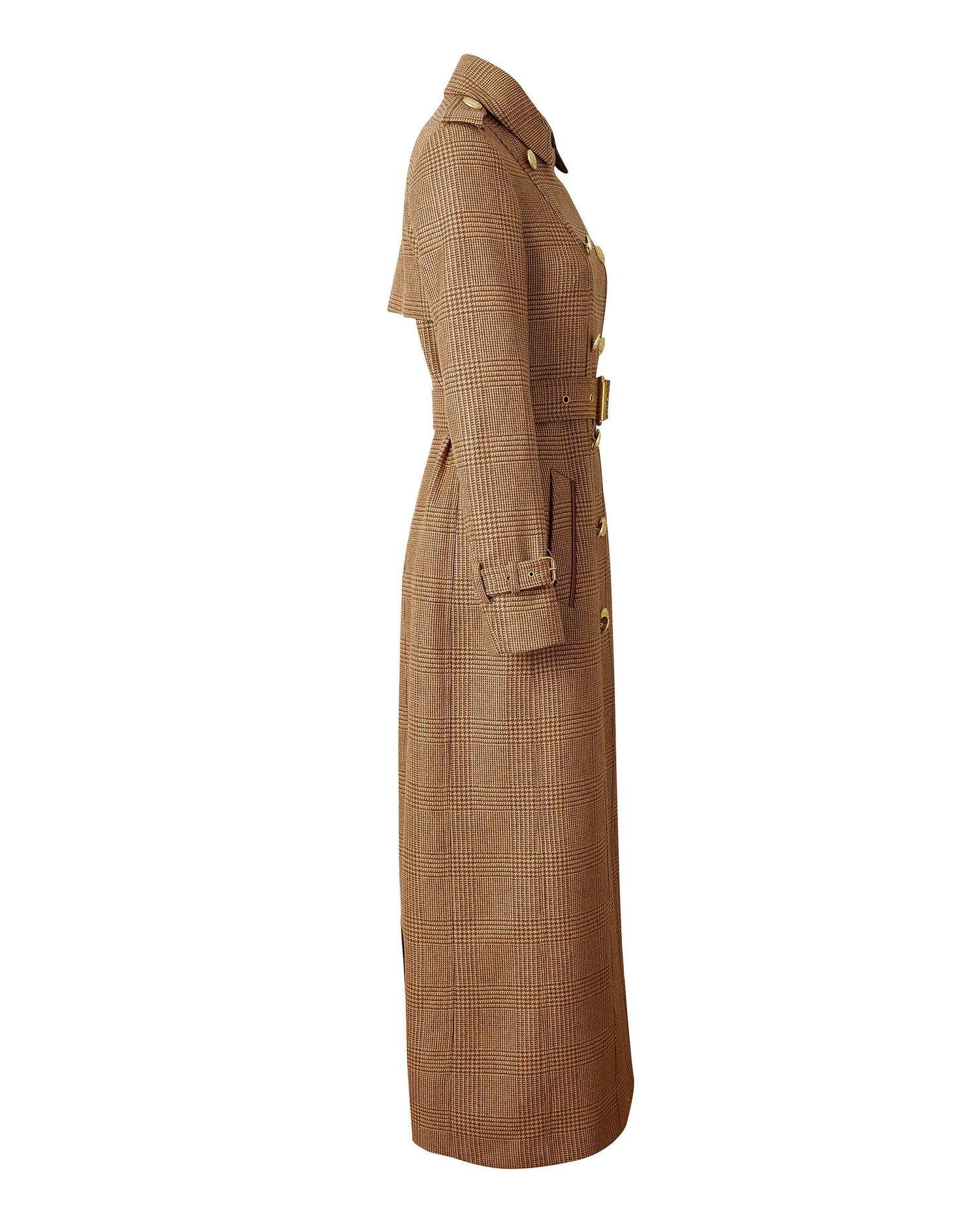 Full Length Marlborough Trench Coat - Tawny