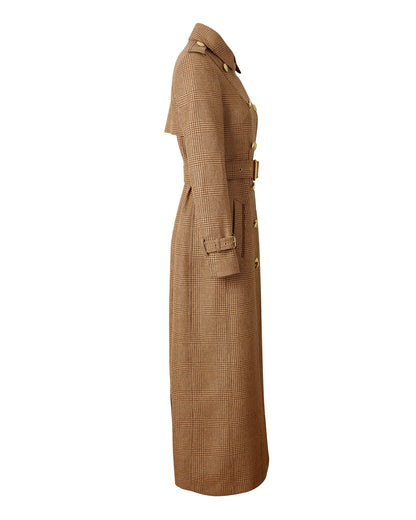 Full Length Marlborough Trench Coat - Tawny