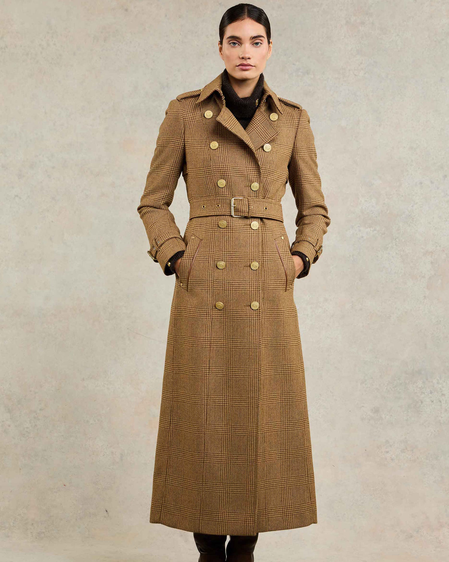 Full Length Marlborough Trench Coat - Tawny