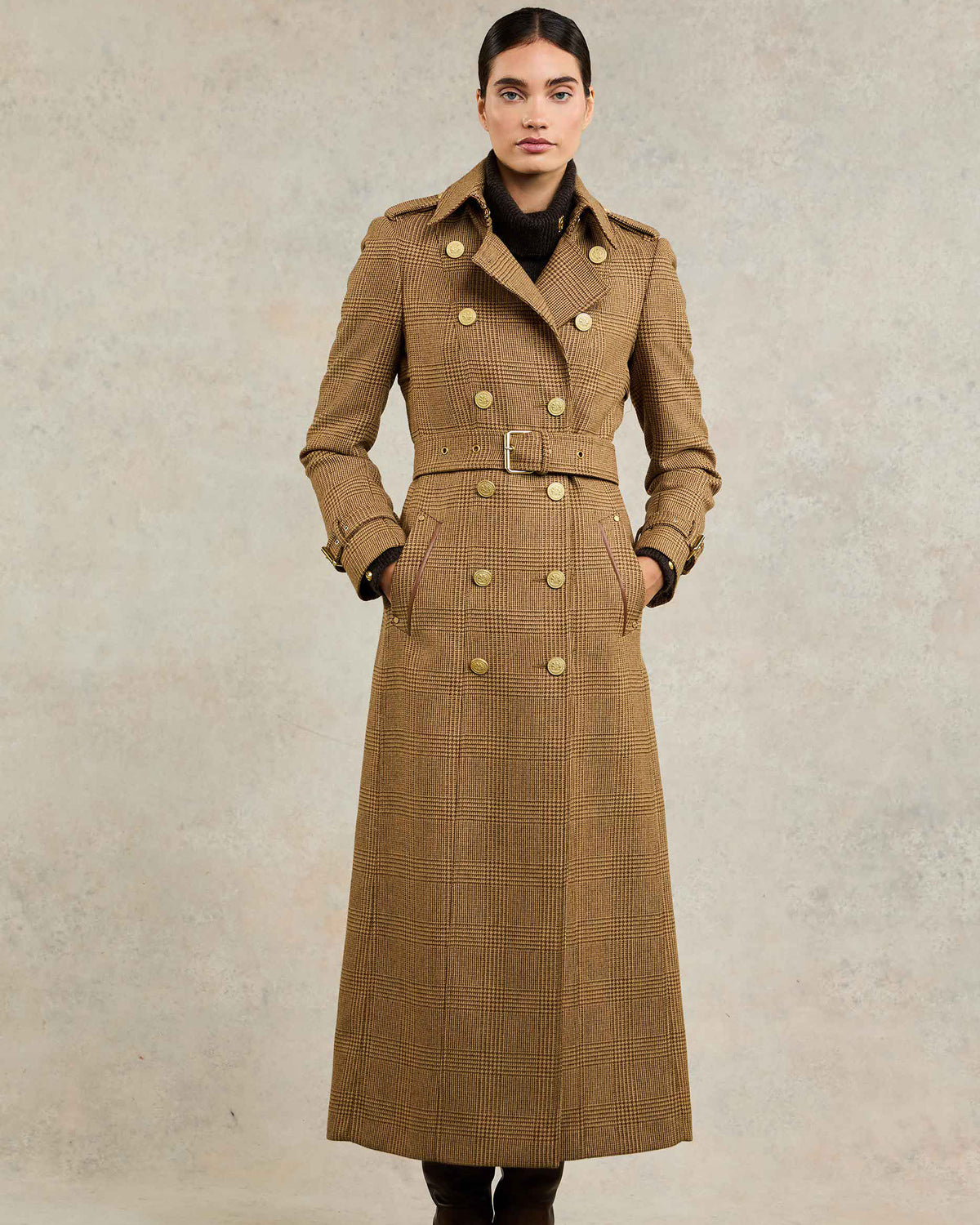 Full Length Marlborough Trench Coat - Tawny