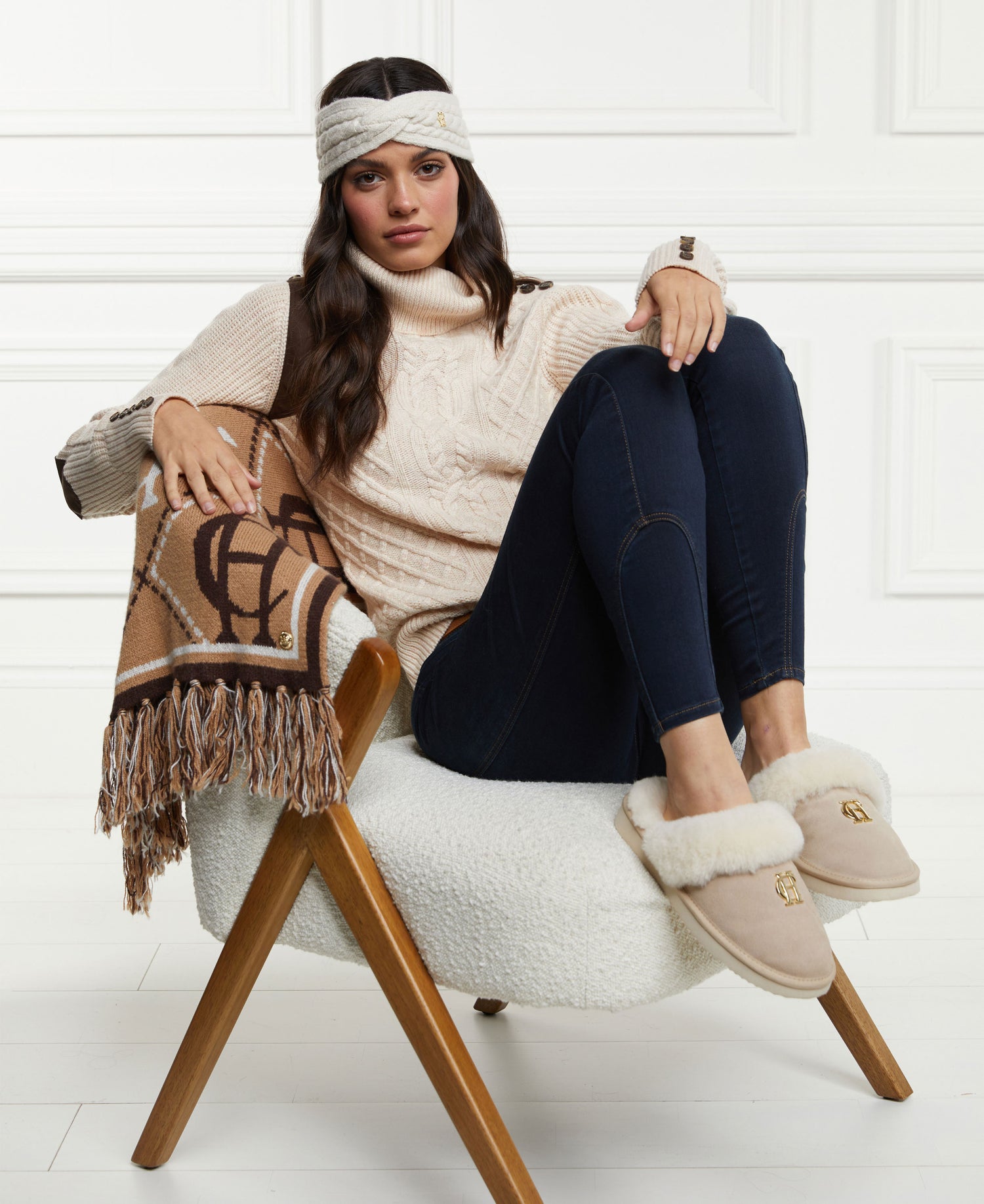 HC Shearling Slippers - Oyster
